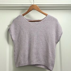 Jessica Simpson Lavender Crew Neck Sweater, Size XS